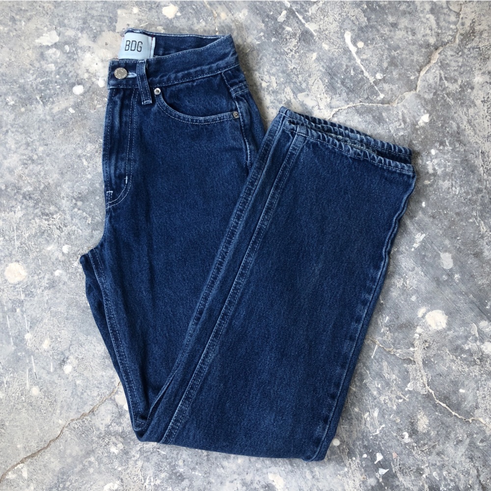 BDG High Waisted Straight Leg Cowboy Jean - Picture 2 of 6